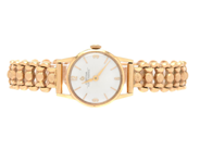 Lot, Certina ladie´s wristwatch 18K 21mm manual winding, scratched plastic crystal, in auction: Pawn – Tuesday 29 March 2022