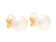 Jewellery - PEARL EARRINGS, 18K gold - View 1