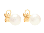 Jewellery - PEARL EARRINGS, 18K gold - View 1