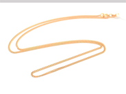 Jewellery - Chain "curb" 18K 4,4g length:47cm, width:1,5mm - View 1