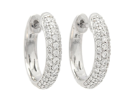 Jewellery - EARRINGS, 18K white gold - View 1