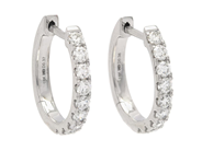 Jewellery - EARRINGS, 18K white gold - View 1