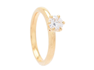 Jewellery - SOLITAIRE RING, 18K gold - View 1