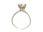 Jewellery - SOLITAIRE RING, 18K white gold - View 2