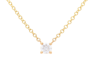 Jewellery - SOLITAIRE NECKLACE, 18K gold - View 1