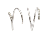 Jewellery - EARRINGS, 18K white gold - View 2