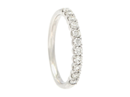 Jewellery - ETERNITY RING, 18K white gold - View 1