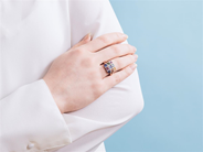 Jewellery - RING, 18K rose gold - View 3