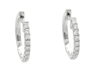 Jewellery - EARRINGS, 18K white gold - View 1