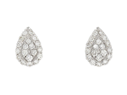 Jewellery - EARRINGS, 18K white gold - View 1