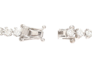 Jewellery - TENNIS BRACELET, 18K white gold - View 3