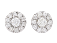 Jewellery - EARRINGS, 18K white gold - View 1