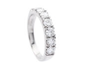 Jewellery - ETERNITY RING, 18K white gold - View 1