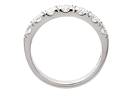 Jewellery - ETERNITY RING, 18K white gold - View 2