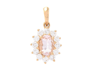 Jewellery - CLUSTER-PENDANT, 18K gold - View 1