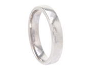 Jewellery - PLAIN RING, 18K white gold - View 1