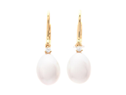 Jewellery - PEARL EARRINGS, 18K gold - View 1