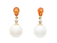Jewellery - PEARL EARRINGS, 18K gold - View 1