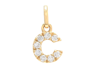 Jewellery - LETTER PENDANT, letter C - View 1