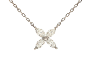 Jewellery - NECKLACE, 18K white gold - View 1