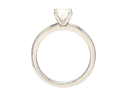 Jewellery - SOLITAIRE RING, 18K white gold - View 2