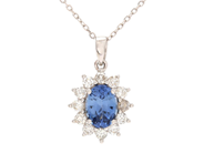 Jewellery - PENDANT/CHAIN, 18K white gold - View 1