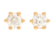 Jewellery - SOLITAIRE EARRINGS, 18K gold - View 1