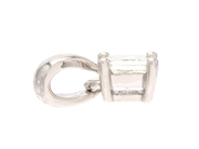 Jewellery - SOLITAIRE PENDANT, 18K white gold - View 2