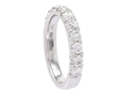 Jewellery - ETERNITY RING, 18K white gold - View 1