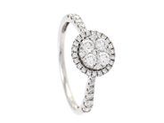 Jewellery - RING, 18K white gold - View 1