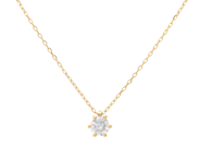Jewellery - SOLITAIRE NECKLACE, 18K gold - View 1