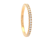 Jewellery - FULL ETERNITY RING, 18K gold - View 1