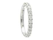 Jewellery - ETERNITY RING, 18K white gold - View 1