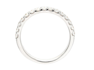 Jewellery - ETERNITY RING, 18K white gold - View 2