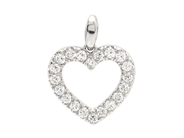 Jewellery - PENDANT, 18K white gold - View 1