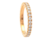 Jewellery - FULL ETERNITY RING, 18K gold - View 1