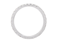 Jewellery - FULL ETERNITY RING, 18K white gold - View 2
