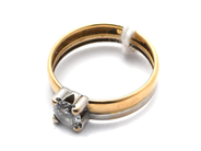 Lot, Ring 18K brv 1,2g, stone unmounted i setting , in auction: Pawn – Tuesday 30 August 2022