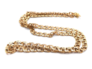 Jewellery, Chain graduated Bismarck 18K 14,8g, length 47 cm, in auction: Pawn – Tuesday 30 August 2022