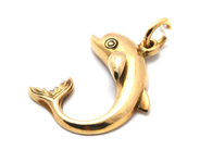 Jewellery, Pendant 18K 6,0g, dolphin, in auction: Pawn – Tuesday 30 August 2022