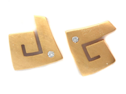 Jewellery, Earrings one pair 18K 3,5g with stone, in auction: Pawn – Tuesday 30 August 2022