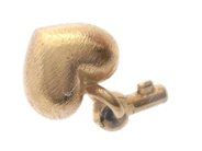 Jewellery, Pendant Ole Lynggaard 18K 2,7g height:13mm width: 8mm ,Heart with key(passar Globe clasp with nyckelhål), in auction: Pawn – Tuesday 30 August 2022