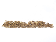 Lot, Chain Figaro 18K 2,8g length: 47,5cm width: 1mm , defect, in auction: Pawn – Tuesday 30 August 2022