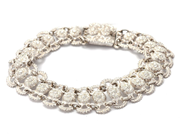 Jewellery, Bracelet S925 10,4g length: 19cm width:14mm, in auction: Pawn – Tuesday 30 August 2022