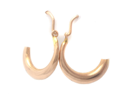 Jewellery, Earrings one pair Croler 18K 1,3g height: 18mm width: 14mm, in auction: Pawn – Tuesday 30 August 2022