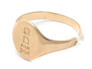 Lot, Signet ring 9K 4,2g Ø22¼, in auction: Pawn – Tuesday 30 August 2022