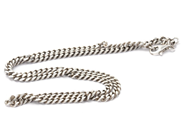 Jewellery, Chain "curb" S925 22,5g length: 55,8cm width: 4mm, in auction: Pawn – Tuesday 30 August 2022