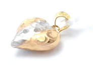 Jewellery, Pendant 18K double-dyed Heart 0,9g height: 22mm width: 14mm, in auction: Pawn – Tuesday 30 August 2022
