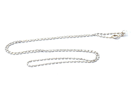 Jewellery, Chain 18K white gold 2,1g length: 42,5cm width: 1mm, in auction: Pawn – Tuesday 30 August 2022