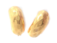 Jewellery, Earrings one pair 21K 2,0g height: 16mm width: 14mm, in auction: Pawn – Tuesday 30 August 2022